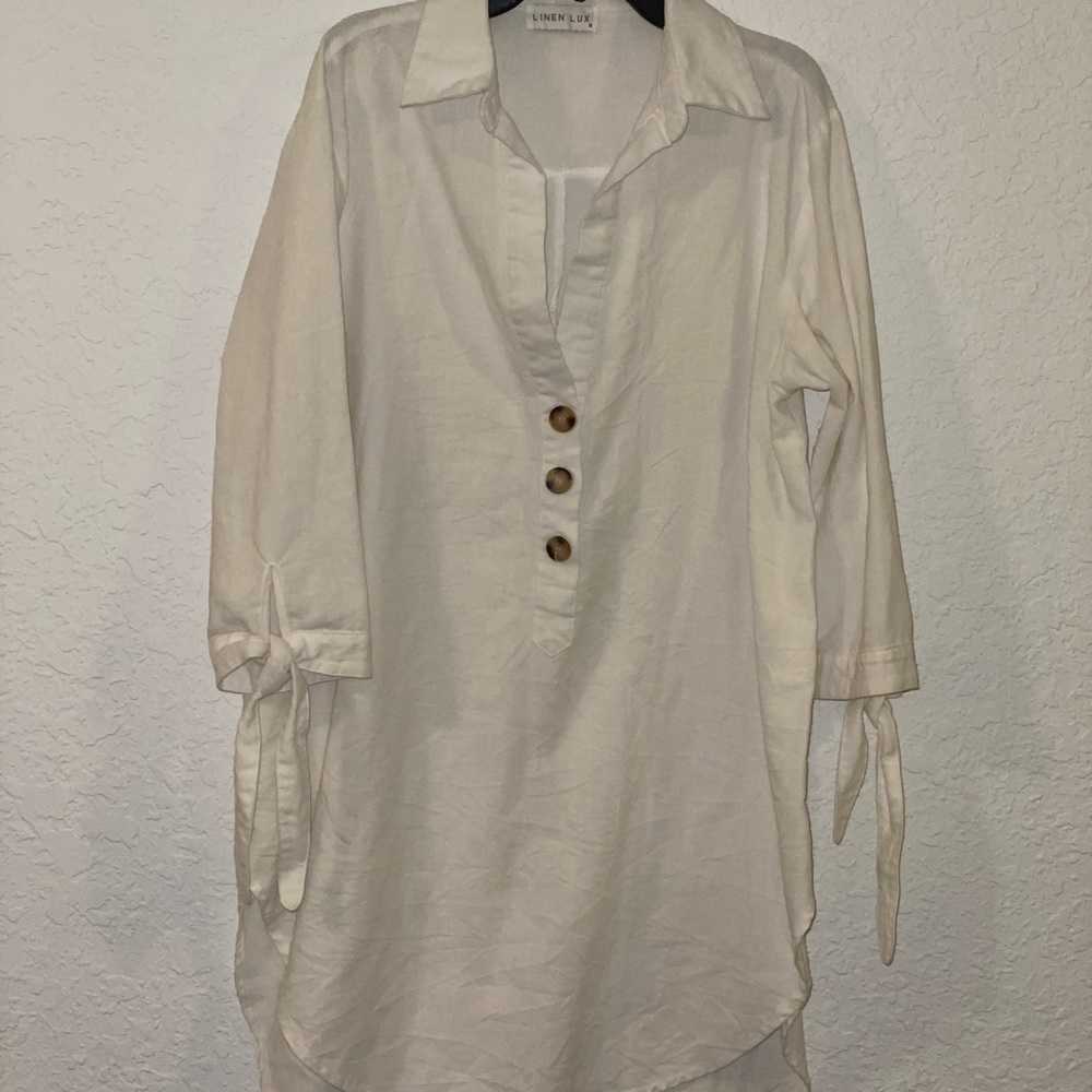 Linen Cover up dress